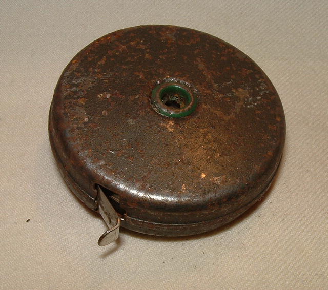 Very Old Advertising Retractable Tape Measure
