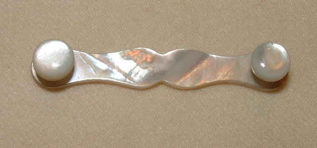 Antique Mother of Pearl Collar Pin