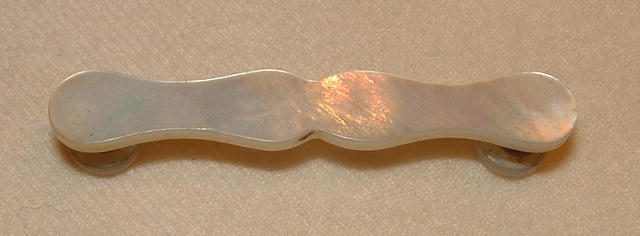 Antique Mother of Pearl Collar Pin