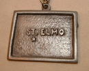 1980 Rawcliffe Pewter St. Elmo Key Fob