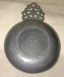 Vintage / Antique 6 Inch Stede Pewter Porringer