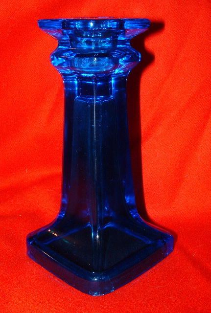 Cobalt Blue 6.5 Inch Candle Holder