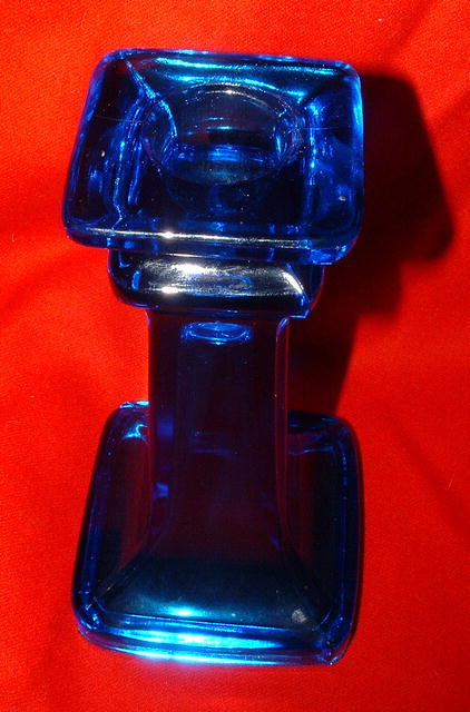 Cobalt Blue 6.5 Inch Candle Holder