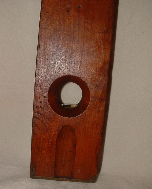 Antique Wood and Brass Vertical Level