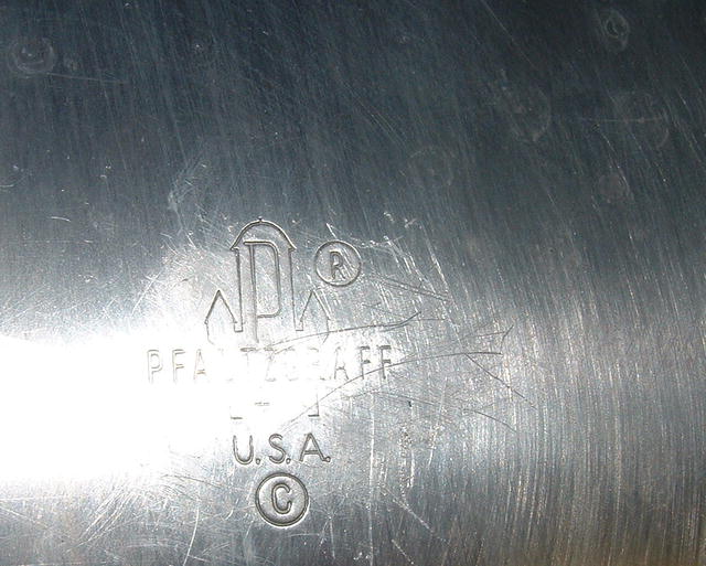 Pfaltzgraff Aluminum and Brass Serving Tray