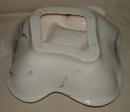 1979 Signed White/Blue/Brown Ceramic Ashtray