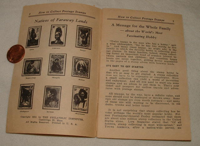 1951 How to Collect Postage Stamps Guide