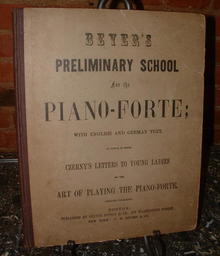 Antique Beyer's English & German Piano-Forte Book