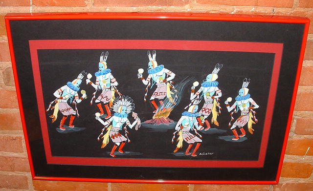 Original Tsinajinnie Navajo Dance Painting