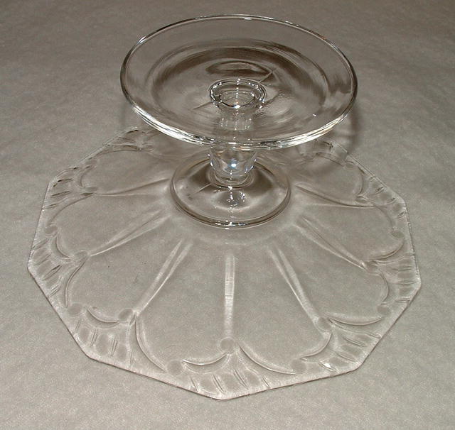 Antique Cut Glass 6 Inch Compote