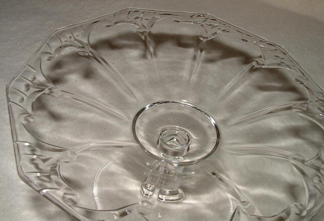 Antique Cut Glass 6 Inch Compote