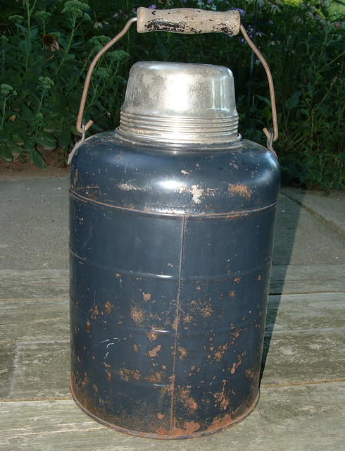Antique Primitive Stanley Insulated Steel Jug