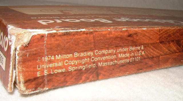 Vintage Milton Bradley / Lowe Continuous Track Cribbage Board #1505