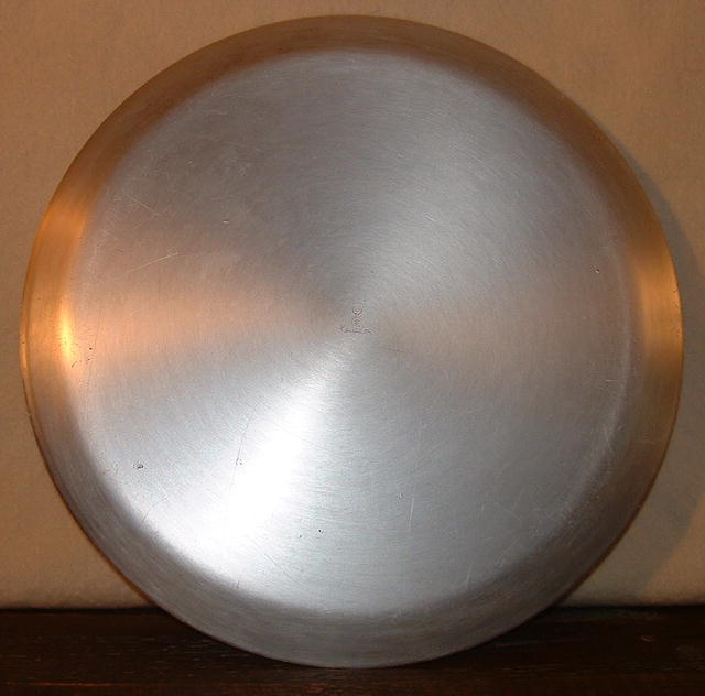 Vintage Kensington Art Deco Round Aluminum Tray