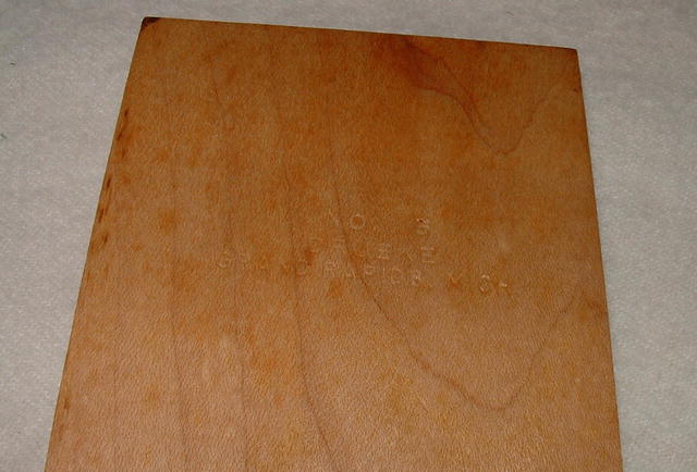 Vintage Drueke Cribbage Board No. 5