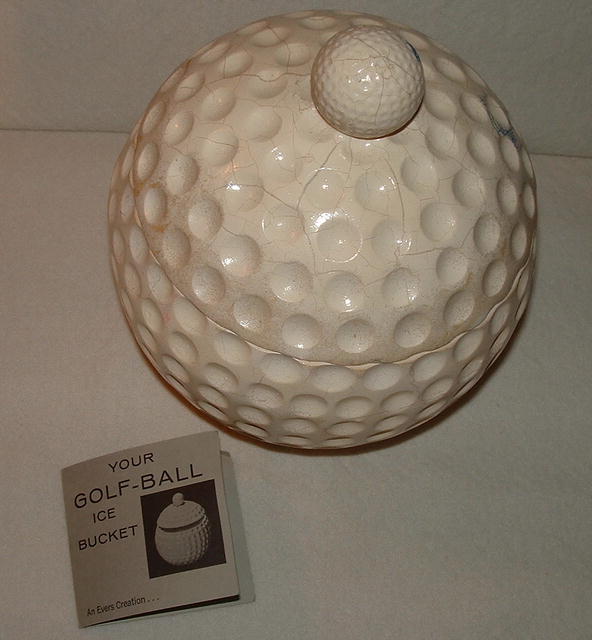 Vintage Golf Ball Ice Bucket