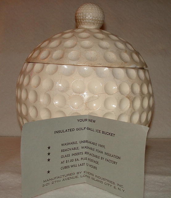 Vintage Golf Ball Ice Bucket