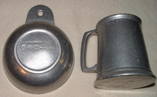 Vintage Wilton Armetale Child's All Gone Mug & Porringer