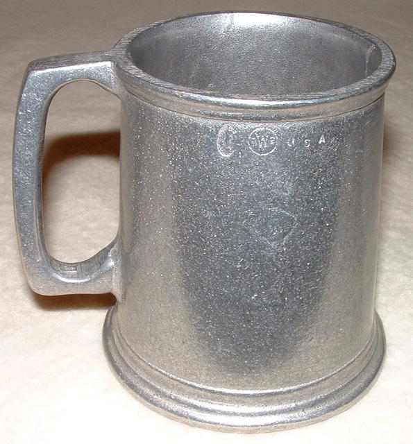 Vintage Wilton Armetale Alphabet Mug