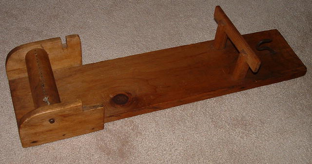 Antique American Indian Hand-Made Wood Bead Loom