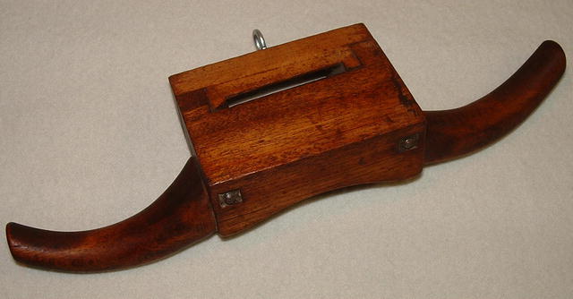 Antique Primitive Wooden Spoke Shave