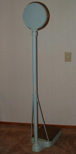 Antique Chatillon Cast Iron 300# Lollipop Scale