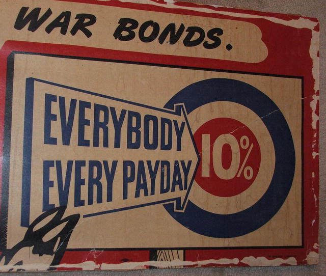 WWII Elsie the Cow Buy War Bonds Poster