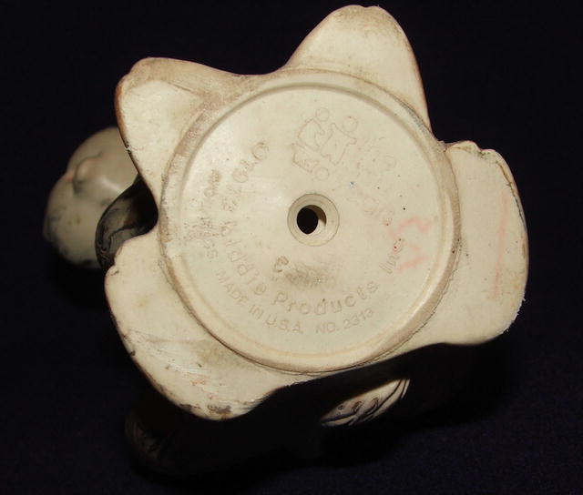 Vintage Rubber Squeaky Cow Toy