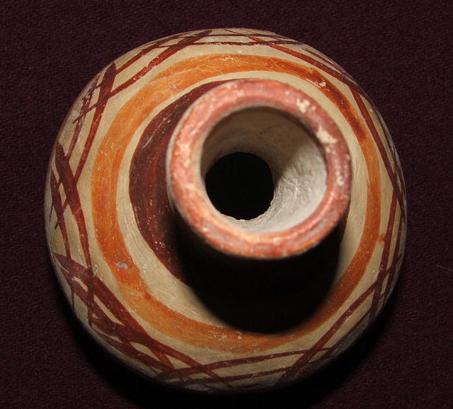 Small Antique Primitive Mexican Pottery Water Jar
