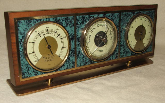 Vintage West German Focal Barometer Weather Station
