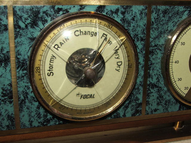 Vintage West German Focal Barometer Weather Station