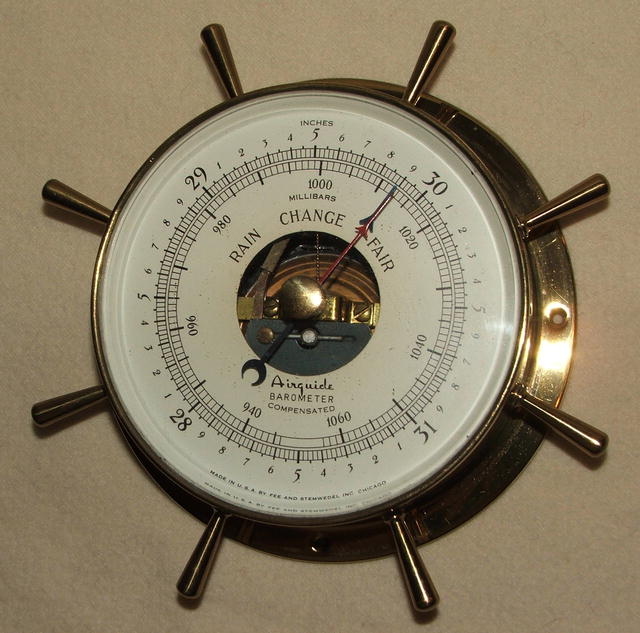 Vintage Airguide Nautical Barometer by Fee & Stemwedel
