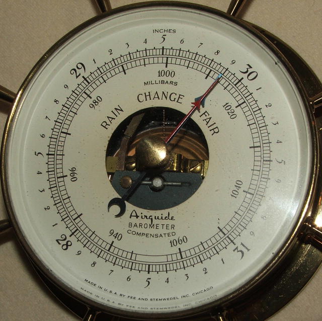 Vintage Airguide Nautical Barometer by Fee & Stemwedel