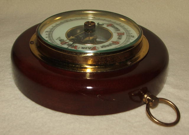 Vintage / Antique Round German Barometer