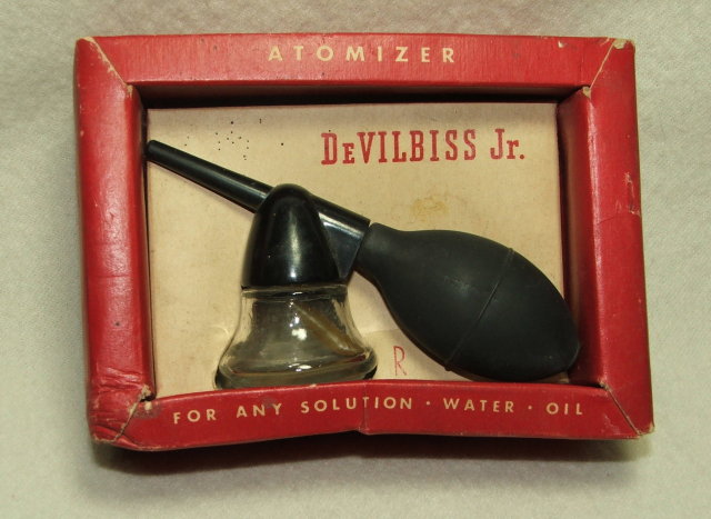 Vintage / Antique DeVILBISS Jr. Atomizer # 182-V in Box