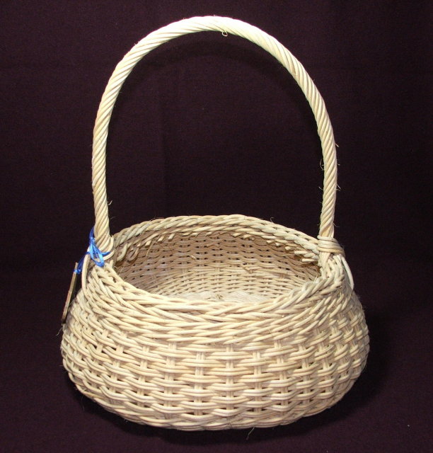 Signed Oval Wicker Kentucky Egg Basket