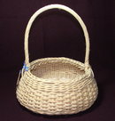 Signed Oval Wicker Kentucky Egg Basket