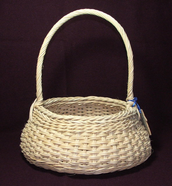 Signed Oval Wicker Kentucky Egg Basket