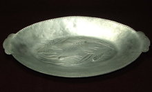 Vintage Everlast Wheat Design Oval Bread Tray