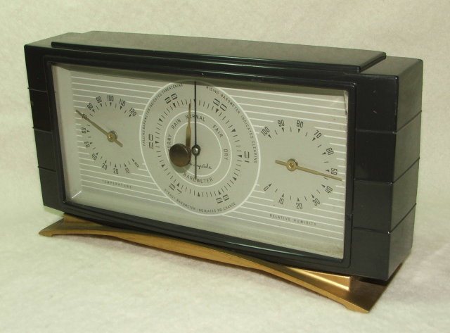 Vintage Art Deco Airguide Barometer Weather Station