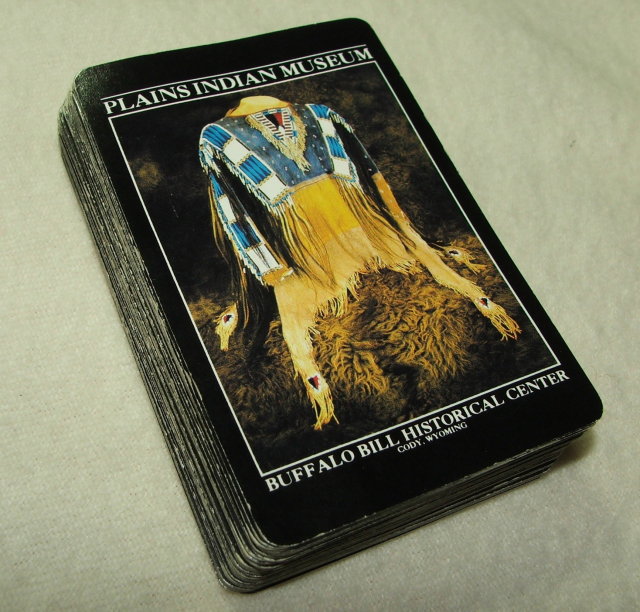 Vintage Buffalo Bill Plains Indians / Winchester Museum Playing Cards