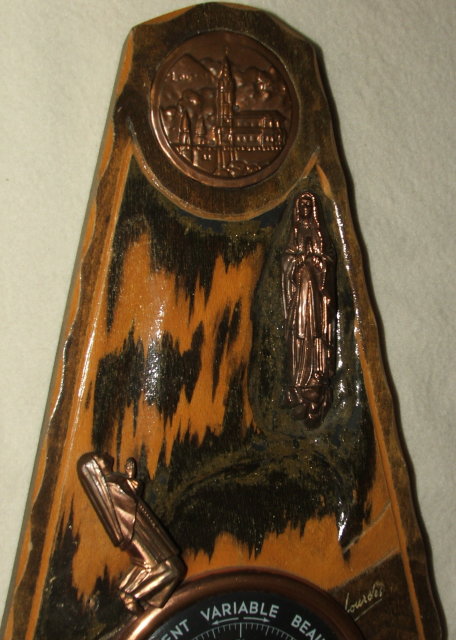 Vintage / Antique French Lourdes Wall Barometer