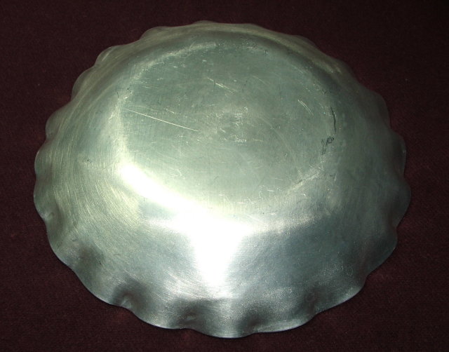 Vintage Canterbury Arts Hammered Aluminum Celtic Knot Dish