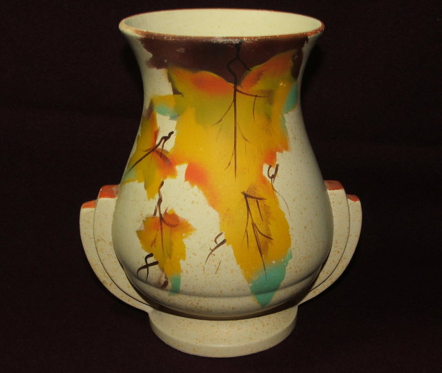 Vintage / Antique Art Deco Handpainted English Vase