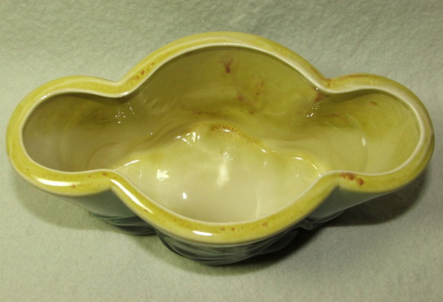 Mid Century Hull Art Pottery Planter in Greens