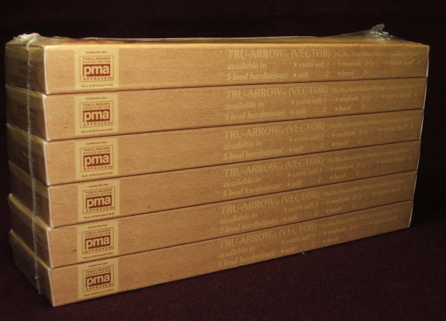 6 Doz. Vintage Blackfeet Indian Tru-Arrow Pencils