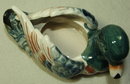 Hand Painted Occupied Japan Wild Duck Planter