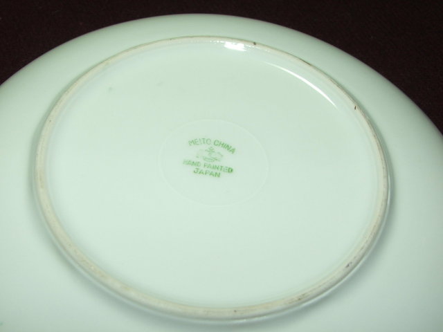 Antique Meito China Hand Painted Berry Motif Plate