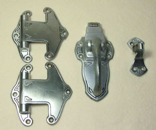 Antique Art Deco Ice Box Hardware
