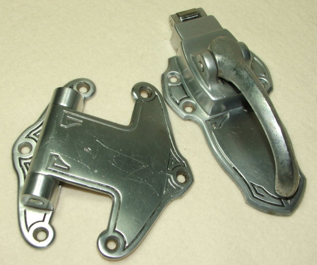 Antique Art Deco Ice Box Hardware
